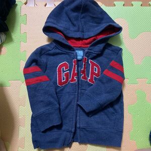 パーカー GAP 女の子 男の子 グレー 男女 ボア 裏 フリース baby 