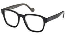 新品 MONCLER ML5156 モンクレール・アイウェア ロゴプレート ウェリントン 眼鏡フレーム 黒ぶち メガネ_画像2