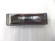 Hohner ホーナー 10ホール　ハーモニカ　C調　C メジャー　10穴　Traveller 10HOLES トラベラーハープ デニムのポーチ付_画像5