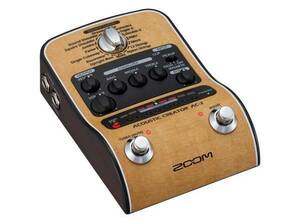 ZOOM　ズーム　AC-2　自然なボディ鳴りを再現　アコースティックギター　高品位プリアンプ　アダプター付属