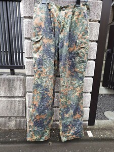 実物　ドイツ連邦軍　西ドイツ軍　フレクター迷彩 パンツ　カーゴパンツ 古着 カモフラ ミリタリー　ヨーロッパ古着　ヴィンテージ　g3a3