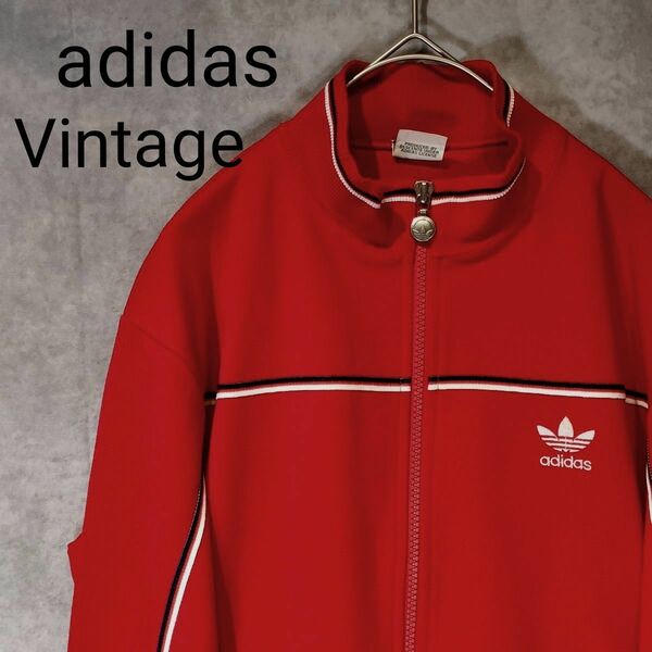 adidas　W.GERMANY　デサント製　トラックジャケット　70s 80s　西ドイツ　ヴィンテージ　アディダス