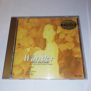 ◆中森明菜 Wonder 　24K Gold PURE GOLD 完全限定盤　◆43XL-2001　