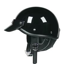 ポリスヘルメット　Ｍ　Ｌ　ＸＬ　マットブラック　キャップ型　半帽　　半ヘル_画像10