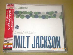 ●ミルト・ジャクソン／MILT JACKSON【BALLADS & BLUES】CD／リマスター／美品●