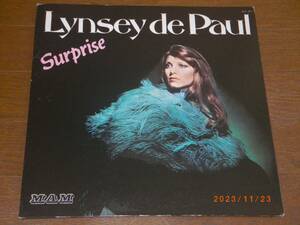 ◎リンジー・ディ・ポール／LYNSEY DE PAUL【SURPRISE】LP／美盤◎