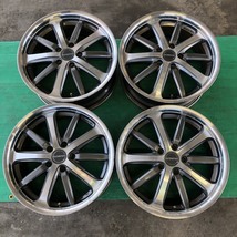 【中古アルミホイール】ESTATUS　Style-ST　18×7.5J　114.3-5H　IN53　ハブ径実測72mm　_画像1