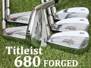 【500セット限定】 タイトリスト　Titleist　FORGED 680　DG120 S200　5-9,P　6本セット　メンズ マッスルバックアイアン　右　フォージド