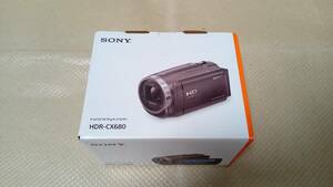 【新品】SONY ビデオカメラ Handycam HDR-CX680 光学30倍 内蔵メモリー64GB ホワイト 白 ハンディカム ソニー