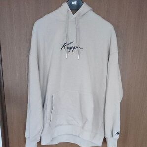 Kappa プルオーバーパーカー M ベージュ ★ビッグシルエット 裏起毛 再出品可