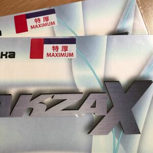 送料370円　卓球　同梱可能 ラバー　新品未開封 ラクザ　RAKZA x ラクザx 赤　レッド　特厚　トクアツ　　２枚　セット　ヤサカ