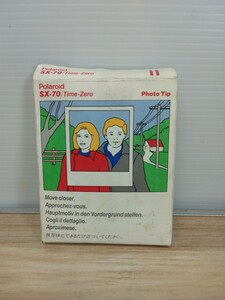 当時物　レトロ　Polaroid SX-70 Time-Zero photo tip ポラロイド　フィルム　未使用品　光学機器　カメラアクセサリー　ヴィンテージ　A 