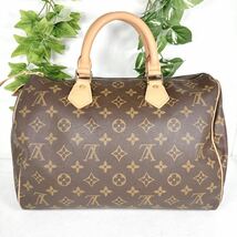 1円 LOUIS VUITTON ルイヴィトン モノグラム スピーディ30 M41526 ハンドバッグ シリアル FH0962_画像3