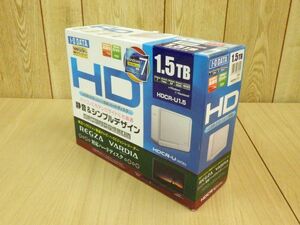 未開封●IO DATA アイオーデータ 外付けハードディスク HDD/1.5TB USB 2.0/1.1接続 東芝 レグザ ヴァルディア 対応 HDCR-U1.5●1