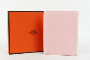 【超美品】HERMES エルメス アジェンダ 手帳カバー ピンク系 ブランド小物 T刻【PO60】