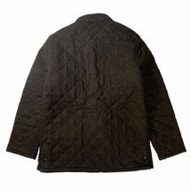 美品 traditional wetherwear トラディショナルウェザーウェア キルティング ジャケット ウール ブラウン×オレンジ 40_画像2