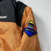 企業系 SUZUKI ハスラー 中綿ジャケット ジャンパー オレンジ×ブラック L 自動車 モータースポーツ_画像4