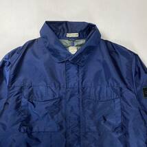 希少 90s STONE ISLAND ストーンアイランド フォーミュラースチールナイロンジャケット ネイビー XL イタリア製 マッシモオスティ_画像3