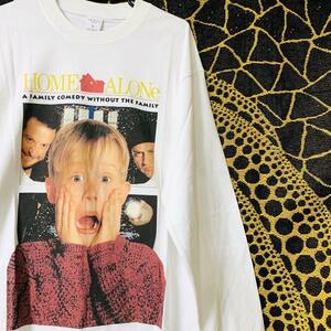 ホームアロン メンズ ロンT 新品 L XL ウォッシュ加工 グレー ホワイト HOMEALONE 白 ロンティー カットソー 新品未使用