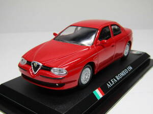 Alfa Romeo 156 1/43 アルファロメオ 156 V6 四つ葉 クアドリフォリオ Rosso 八光 コンペティツィオーネ イタリア名車 伊太利屋 GTA 