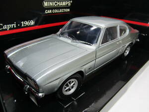 Ford Capri 1/18 フォード カプリ MK1 1969 GT Blue metallic ブルーメタ 米国 初代モデル コルチナ 英国 共用 MINICHAMPS ミニチャンプ 