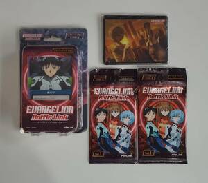 EVANGELION Battle Link ヱヴァンゲリヲンバトルリンク ブースターパック VOL.1..2点/スターターデッキ..1点 購入特典..1点 全4点セット