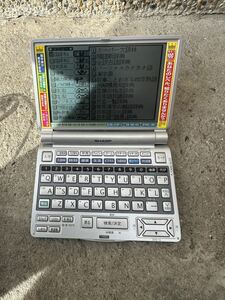 SHARP computerized dictionary PW-A8410* operation goods 