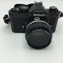 C121◎【動作/精度未確認】Nikon NIKKOR 50mm 1:1.4 Kenko CIRCULAR PL 52mm ニコン ブラックボディフィルムカメラ ジャンク品 現状品 ◎_画像2