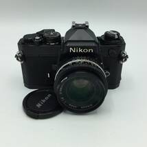 S4★【動作/精度未確認】 Nikon FE ブラック NIKKOR 50mm 1:1.8 ニコン 一眼レフカメラ マニュアルフォーカス 現状品 ジャンク品 ★_画像1