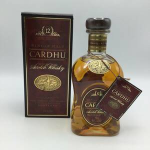 S15 ★【未開栓】CARDHU カーデュ 12年 シングルモルト スコッチウイスキー 750ml 43％ 箱付 洋酒 古酒 ★