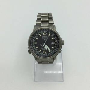 T69★【電波ソーラー/不動】CITIZEN Eco-Drive PROMASTER H411-T003745 シチズン エコドライブ プロマスター 現状品 ジャンク品 ★