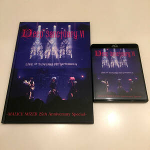 即決 Blu-ray+写真集 Deep Sanctuary VI 6 MALICE MIZER 25th Anniversary Special 2018.09.09 豊洲ピット コンパクトミラー 直筆サイン 