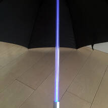 即決 未使用品 ブレードランナー LED 黒傘 umbrella ライト傘 2019年酸性雨の降るロサンゼルス街 青色 Blade Runner フィリップ.K.ディック_画像3