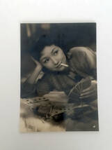 即決 当時もの 高峰秀子さん ブロマイド 美人女優 美女 モノクローム写真 Hideko Takamine bromide photograph Japanese actress _画像1