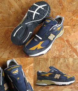 25cm USA製 WR993CGD ニューバランス New Balance US8 レザー アメリカ製 990 991 993 US NAVY 1300 復刻モデル 米海軍 退役軍人