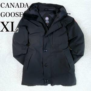 XL Canadagoose カナダグース ダウンジャケット 3438JM Jasper Parka 黒 BLACK メンズ ダウン ダウンコート カナダ製 LL 極暖 コート