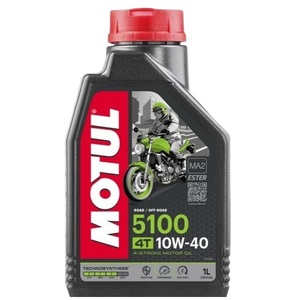 MOTUL (モチュール) 5100 4T MA2 10W40 バイク用化学合成オイル 1L 品番104176