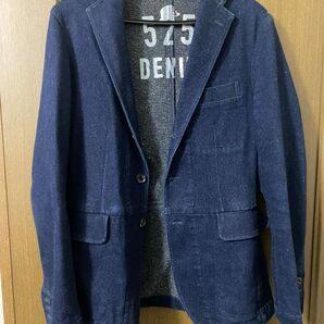 TAKEO KIKUCHI(タケオキクチ) デニムセットアップ デニムジャケット テーラードジャケット ネイビー