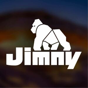 [ cutting sticker ] Jimny logo-sticker Gorilla design Sierra jb74 jb64 jb43 jb33 jb23 Jimny -stroke jimny 4WD Suzuki 