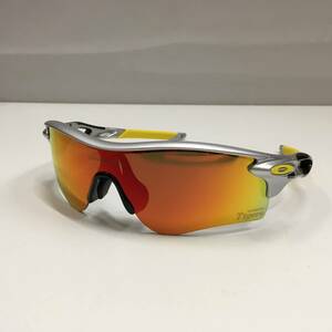 ●古3907　OAKLEY　オークリー　サングラス　レーダーロックパス　阪神タイガース　OO9206-5538　箱・袋あり