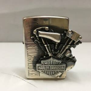 ●古3939　Zippo　ジッポ　ライター　ハーレーダビッドソン　ナックルヘッド　No.0613　着火済み