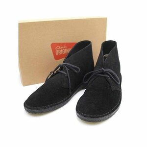 Clarks クラークス スウェードデザートブーツ ブラック サイズ:8 メンズ ITTIMFWFRQDS