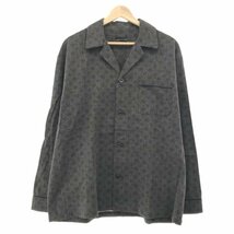 LAD MUSICIAN ラッドミュージシャン 17AW PAJAMA SHIRT パイピングパジャマシャツ グレー サイズ:44 メンズ ITK0BVPWAB82_画像1