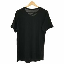 B Yohji Yamamoto ビー ヨウジヤマモト 20SS カットネックTシャツ ブラック サイズ:3 メンズ ITC9AEZ4JV8G_画像2