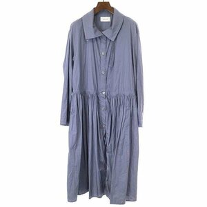 LEMAIRE ルメール 18SS コットンマキシワンピース ブルー サイズ:34 レディース ITVMHB4E75P6