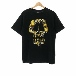 Stussy ステューシー ボタニカルスカルプリントTシャツ ブラック サイズ:L メンズ IT0TCU4FVSMC