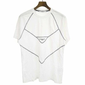 GIVENCHY ジバンシィ 19SS コントラスステッチTシャツ ホワイト XS メンズ ITFR0A9ZX6YA