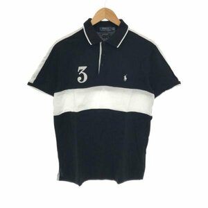 Polo by Ralph Lauren ポロ バイ ラルフローレン ナンバリングポロシャツ ブラック M メンズ ITXX56QN3D9O