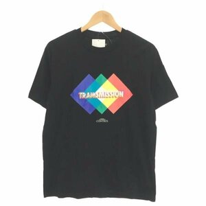 YUKI HASHIMOTO ユウキハシモト TRANSMISSION T-Shirt プリントTシャツ ブラック L メンズ ITJWUZO5HRWU