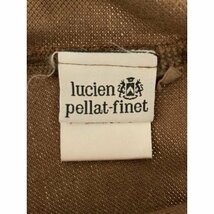 lucien pellat-finet ルシアンペラフィネ ヘンプ刺繍ポロシャツ ブラウン レディース ITC66051P86C_画像3